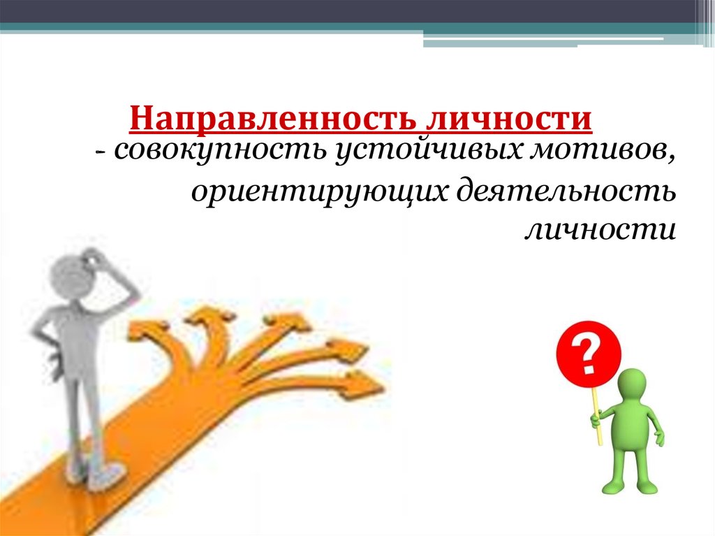 Презентация по психологии направленность личности